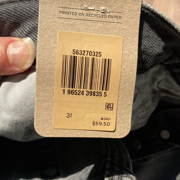 Levi’s distressed high rise 501 jean cotton denim short cutoff vibe 31 - Picture 15 of 17